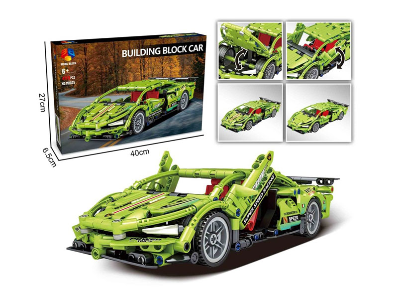 Building Block Return Car(499PCS) toys