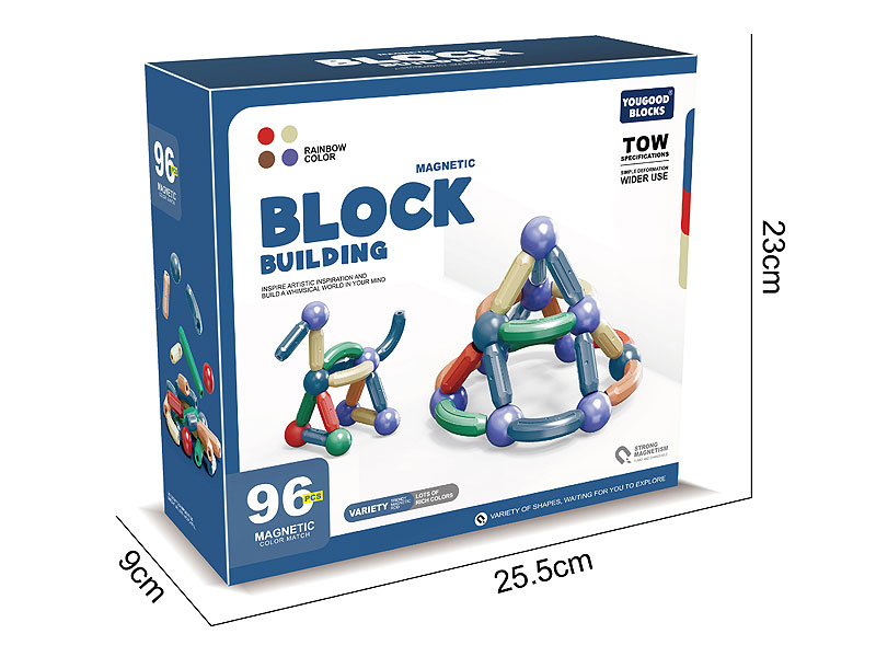 Magnetic Block(96pcs) toys