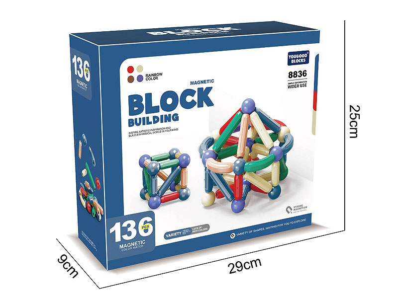 Magnetic Block(136pcs) toys