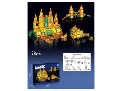 Magnetism Blocks W/L(78PCS) toys