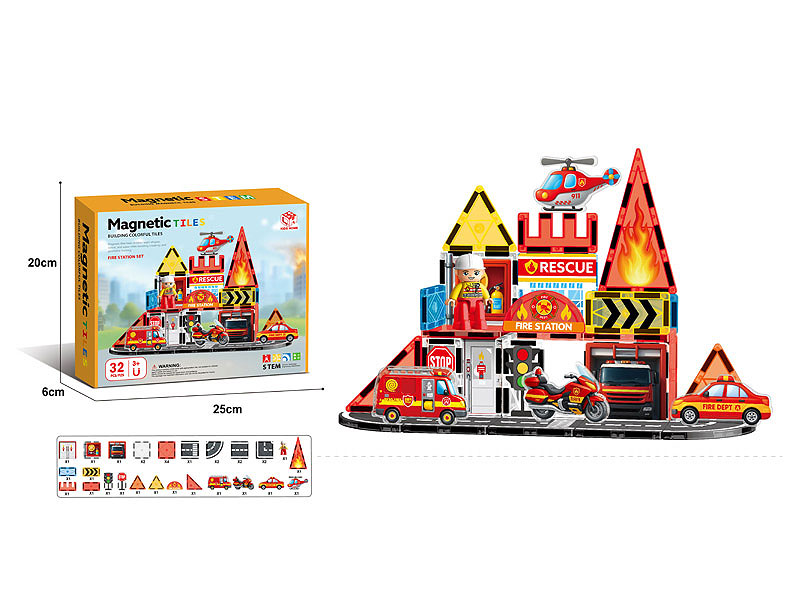 7.5CM Magnetism Block(32PCS) toys