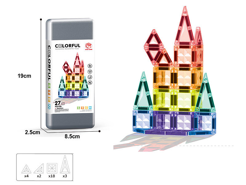 3.75CM Magnetism Block(27PCS) toys