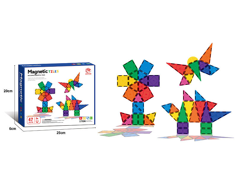 7.5CM Magnetism Block(47PCS) toys
