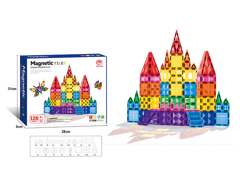 7.5CM Magnetism Block(128PCS) toys