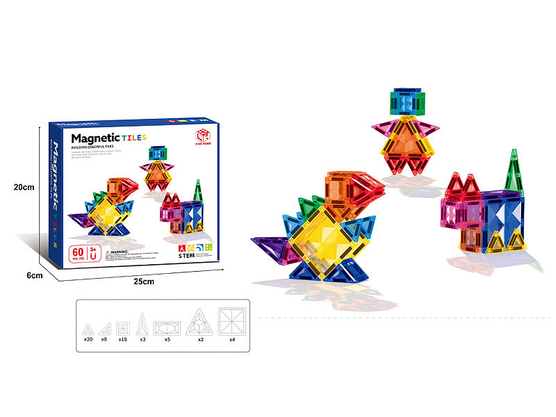 7.5CM Magnetism Block(60PCS) toys