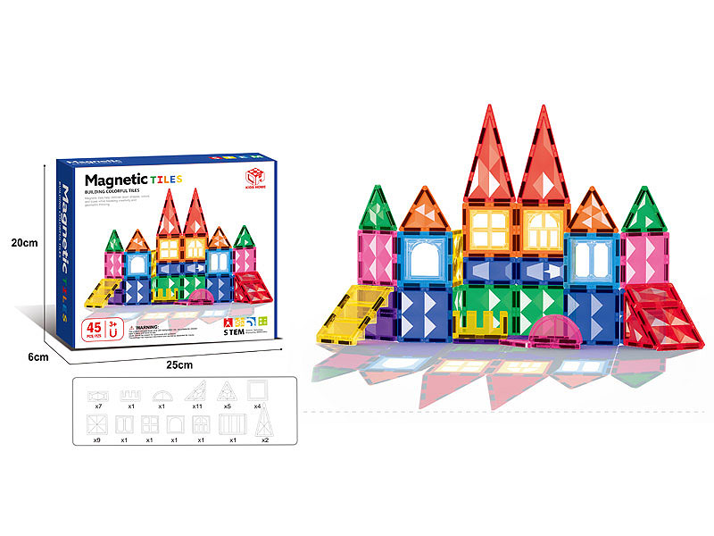 7.5CM Magnetism Block(45PCS) toys