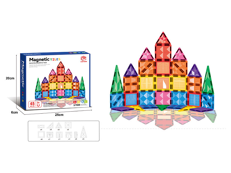 7.5CM Magnetism Block(45PCS) toys