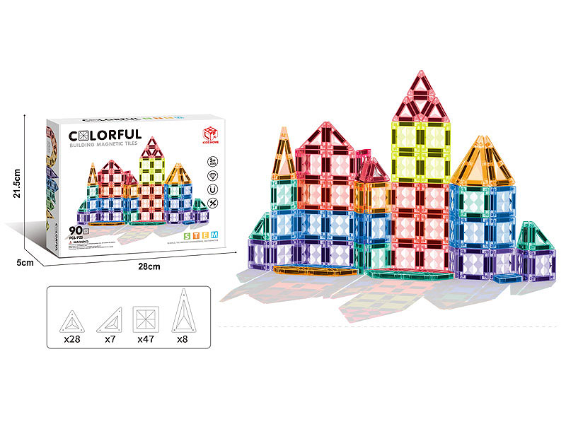 3.75CM Magnetism Block(90PCS) toys