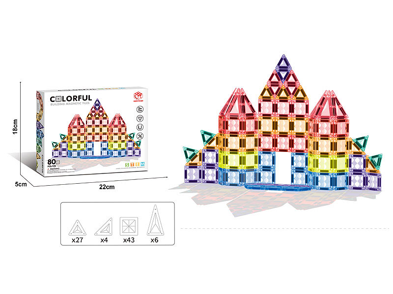 3.75CM Magnetism Block(80PCS) toys