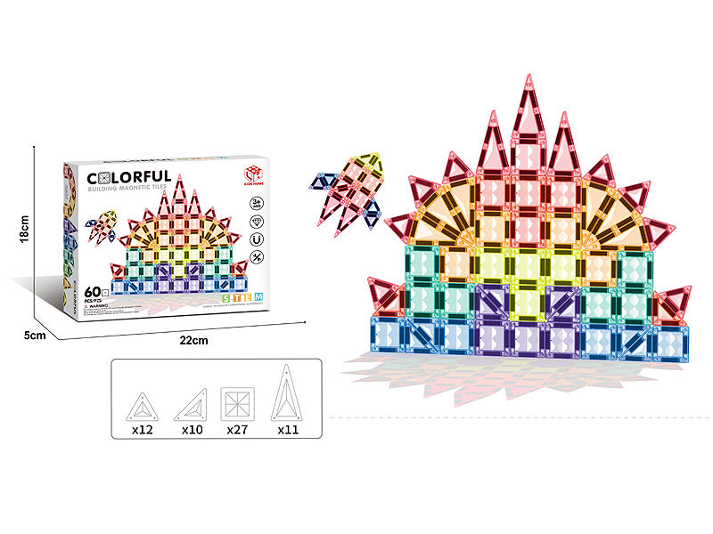 3.75CM Magnetism Block(60PCS) toys