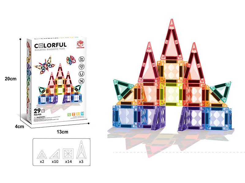 3.75CM Magnetism Block(29PCS) toys