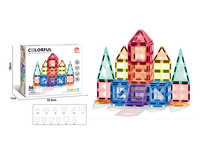 7.5CM Magnetism Block(56PCS) toys