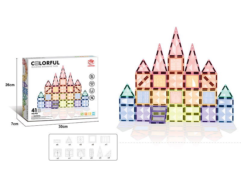 7.5CM Magnetism Block(41PCS) toys