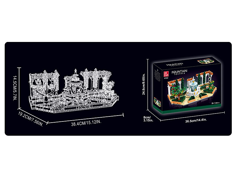 Blocks(1586PCS) toys