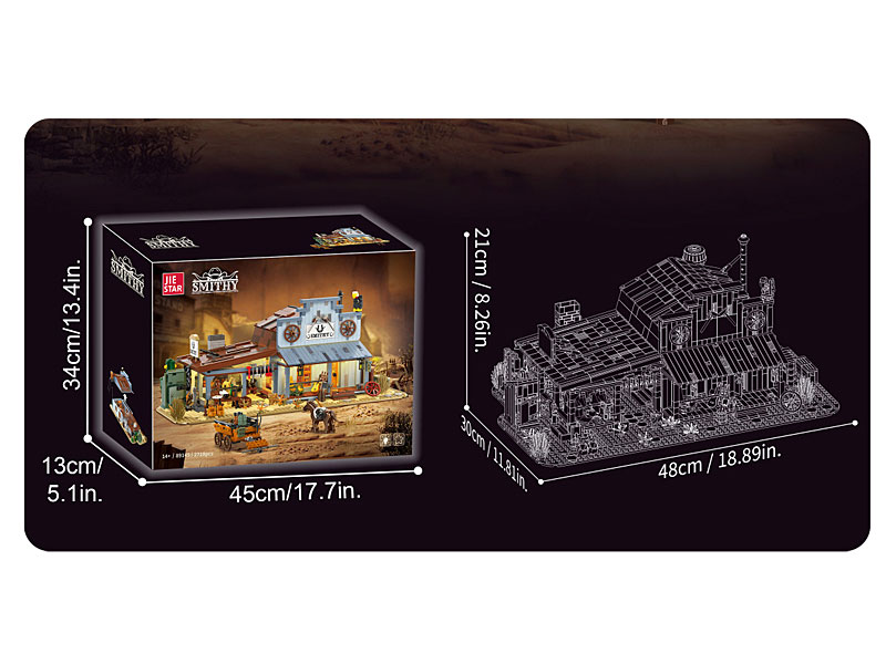 Blocks W/L(2718PCS) toys