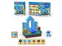 森林动物配对磁力方块积木(41pcs）