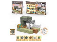 森林动物配对磁力磁力方块积木(41pcs)