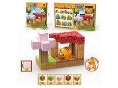 森林动物配对磁力磁力方块积木(41pcs)