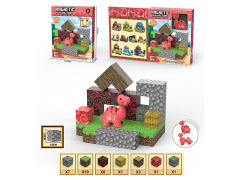 森林动物配对磁力方块积木(39pcs)