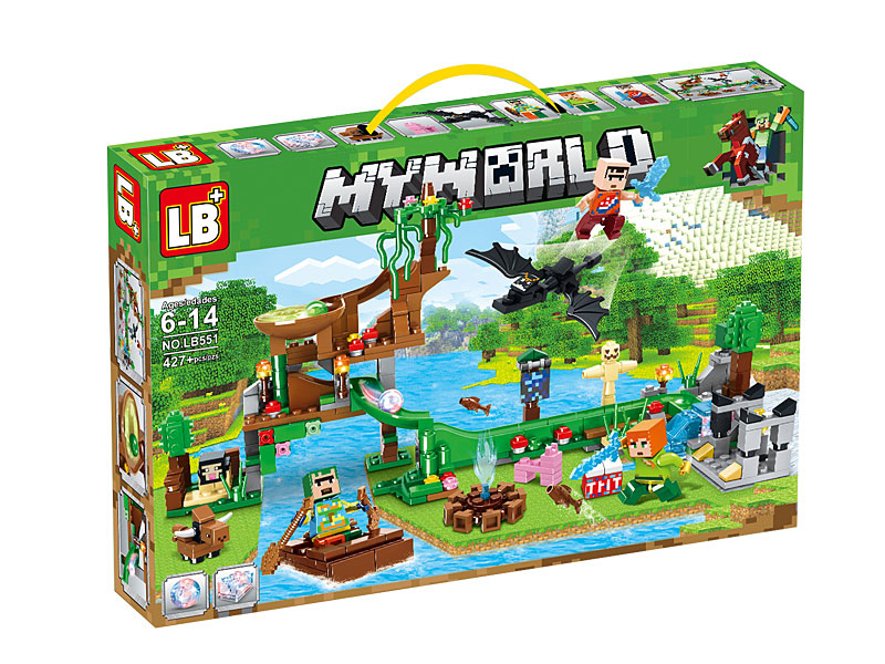 Blocks W/L(427pcs) toys