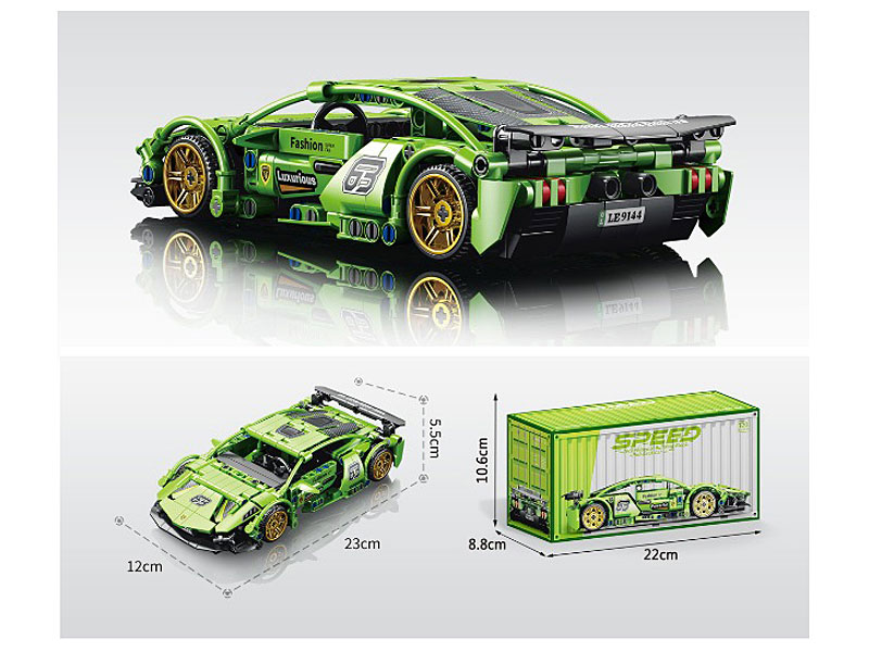 1:20 Building Block Return Car(385PCS) toys