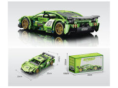 1:20 Building Block Return Car(385PCS) toys