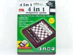 4in1 Magnetic Chess & Game Chess