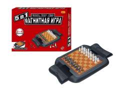 5in1 Magnetic Game Chess
