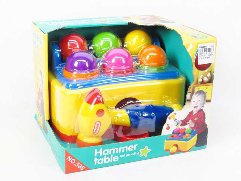 Hammer Table W/M toys