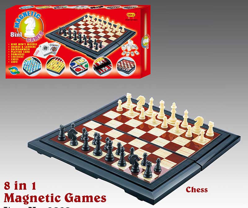 8in1 Magnetic Chess toys