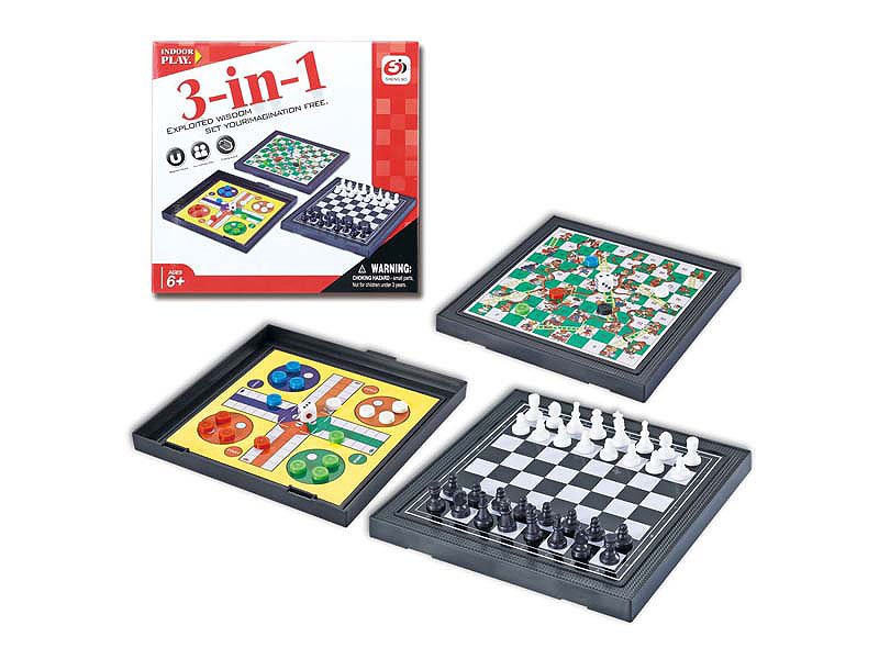 3in1 Magnetic Chess toys