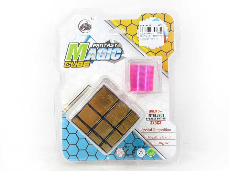 5.7CM Magic Block & Rainbow Spring(2C) toys