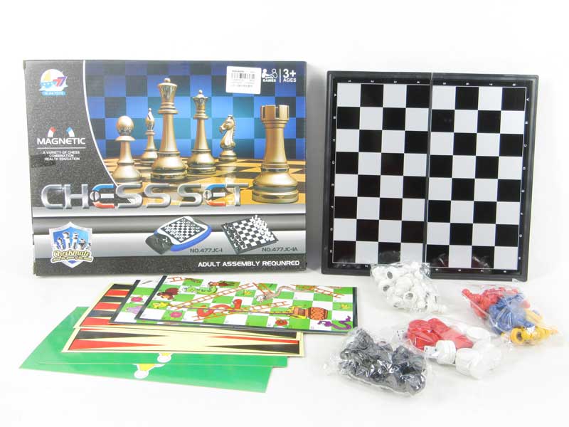 4in1 Magnetic Chess toys