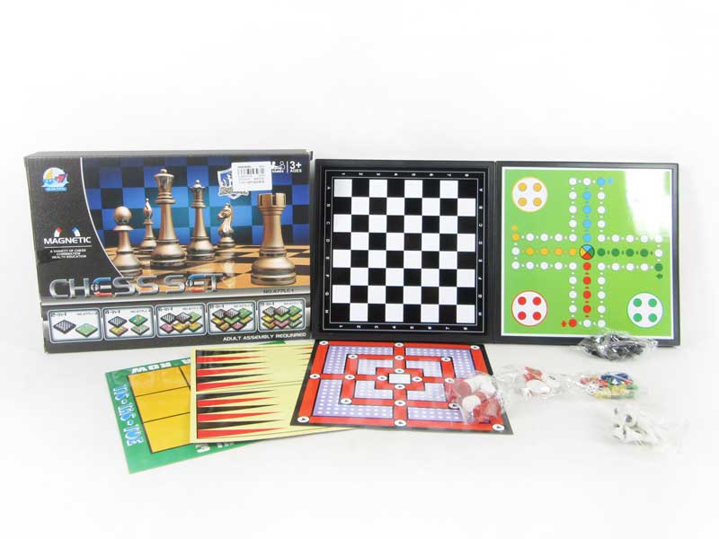 6in1 Magnetic Chess toys