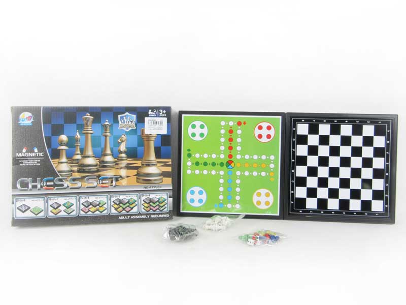 2in1 Magnetic Chess toys