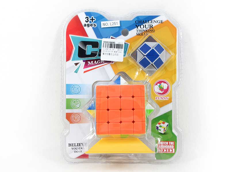 Magic Cube & Magic Ruler(2in1) toys