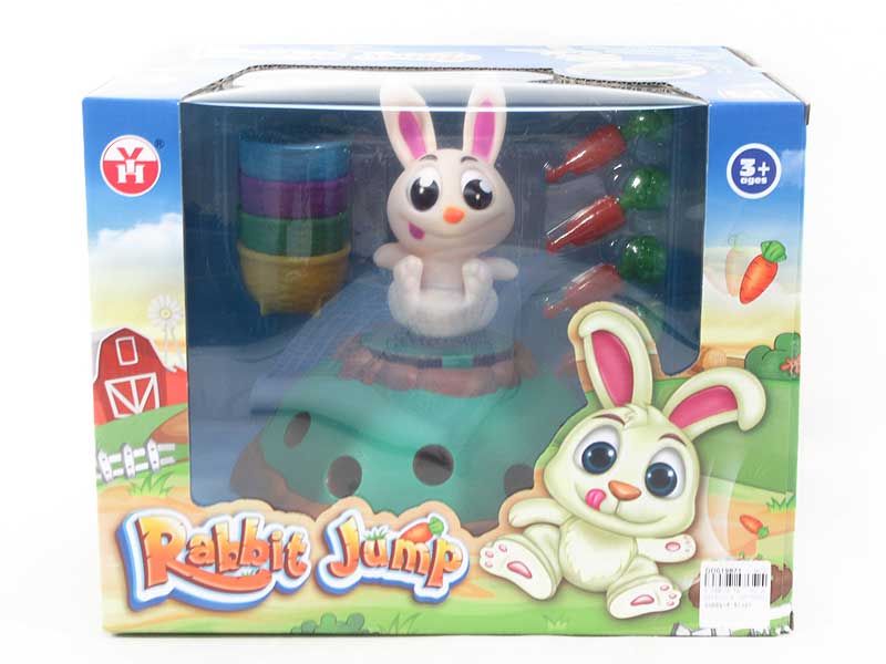 Rabbit Jump Game with light and music toys