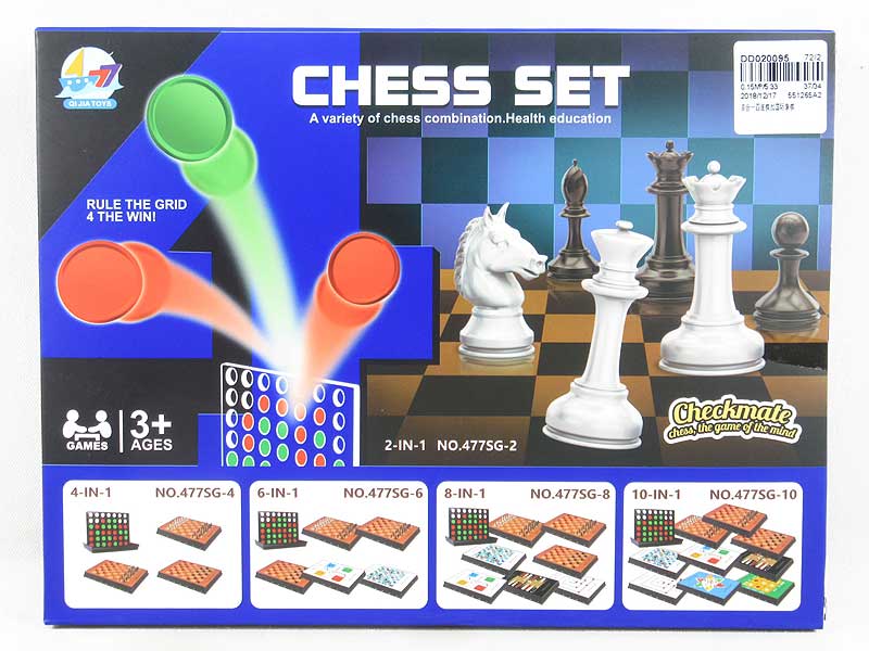 Bingo 4-1 Rad & International Chin Chess toys