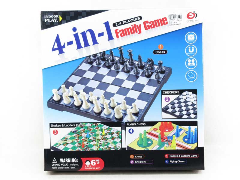 4in1 Chessboard Set toys