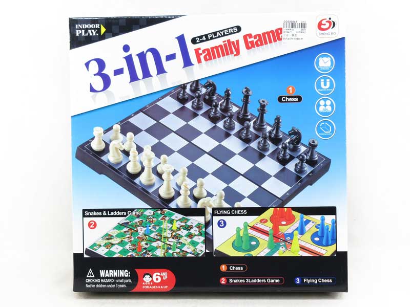 3in1 Chessboard Set toys