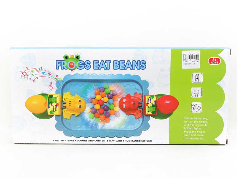 Frog Eat Beans W/M(2C) toys
