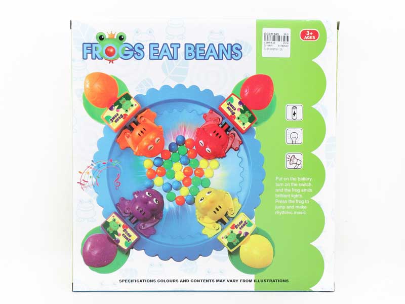 Frog Eat Beans W/M(2C) toys