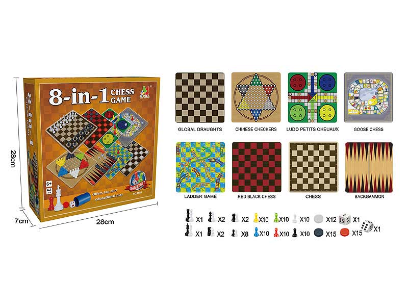 8in1 Game Chess toys