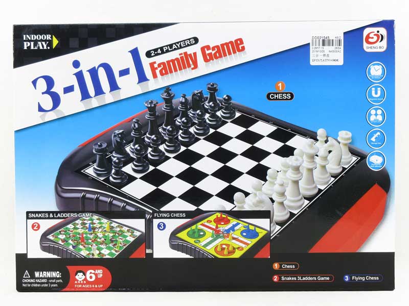 3in1 Chessboard Set toys