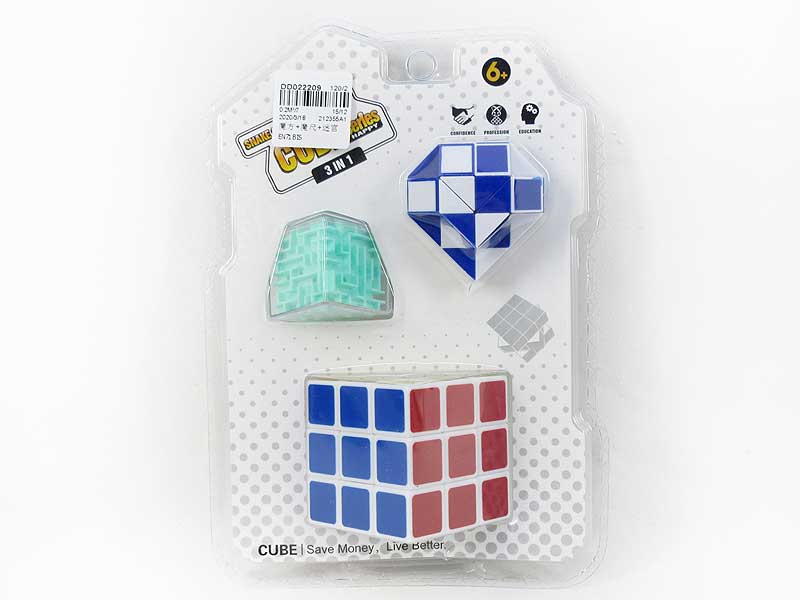 Magic Cube & Magic Ruler & Riddle Game toys