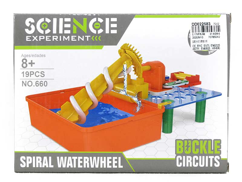Hydrodynamic Screw Water Wheel toys