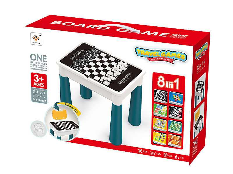 8in1 Chess Game Table toys
