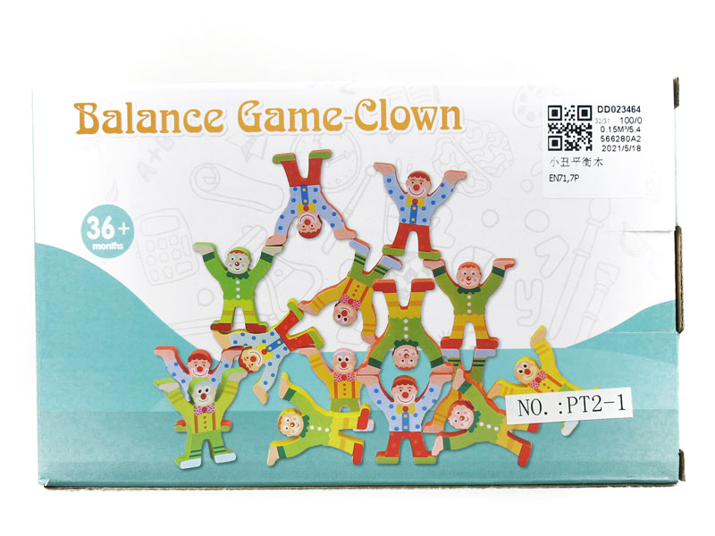 Clown Balance Beam toys