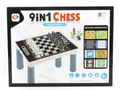 9in1 Magnetic Chess Table