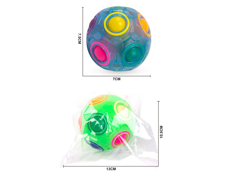 Luminous Decompression Rainbow Ball toys